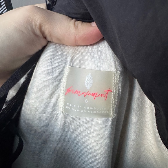 NWOT FP Movement Hit the Slopes Salopette Fleece Overalls Houndstooth Combo - Picture 11 of 11